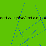 auto upholstery